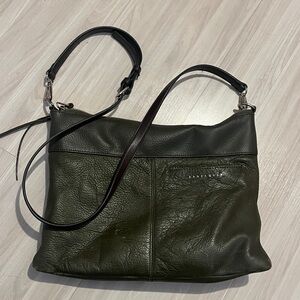 Sanctuary Green Leather Shoulder Crossbody Bag Purse